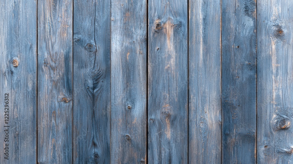 Fototapeta premium Blue painted wooden wall texture background