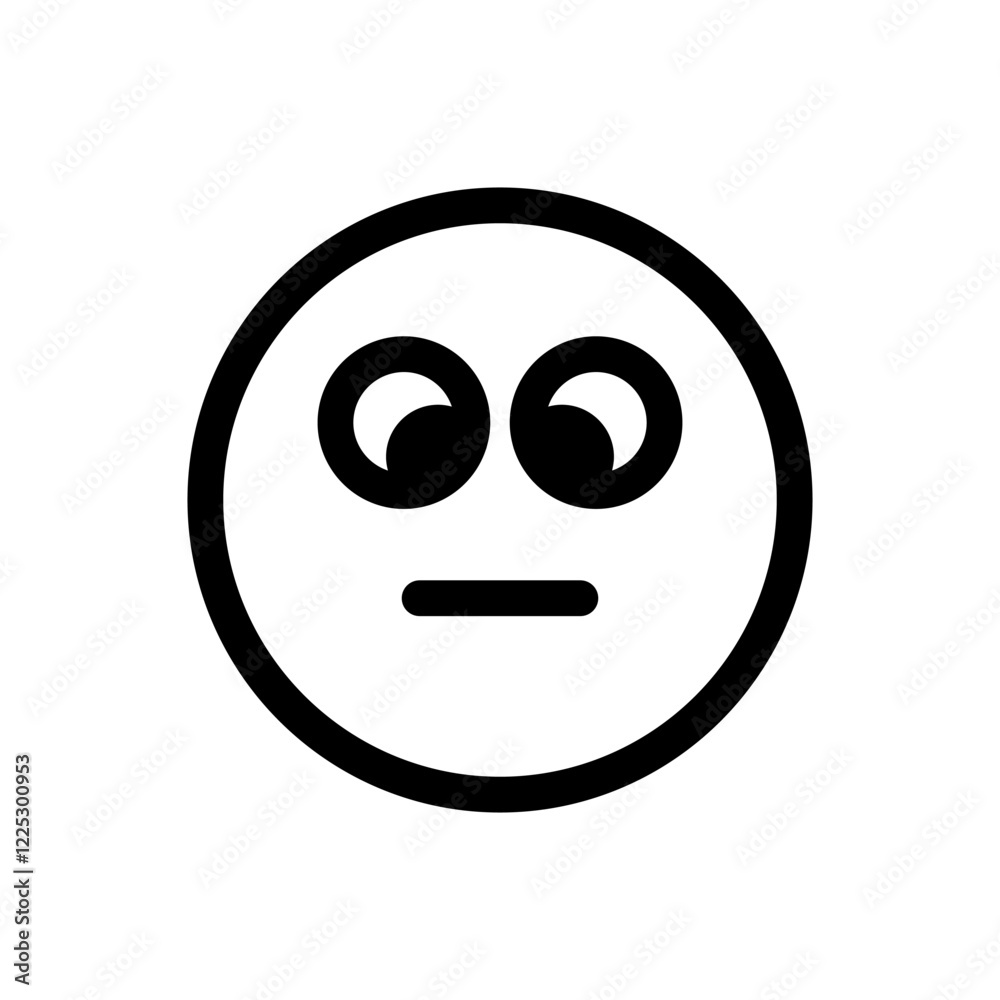 Emoticon with a thoughtful expression, showing understanding or acknowledgment. Emoticon with a thoughtful expression, showing understanding or acknowledgment.