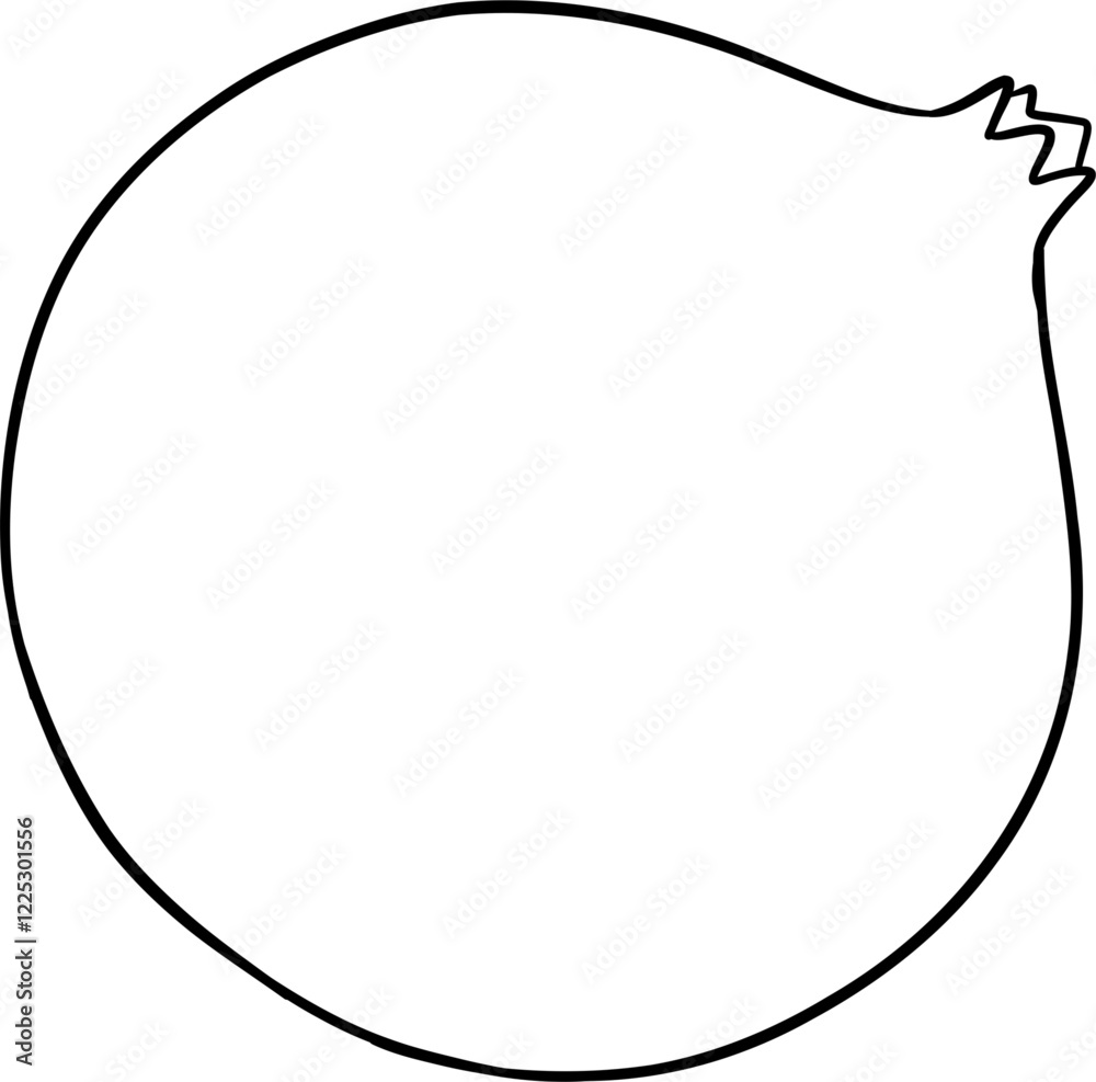 Pomegranate Outline coloring image Pomegranate Outline coloring image