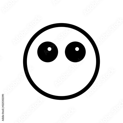 Emoticon with a confused or puzzled expression, showing discomfort or uncertainty.
