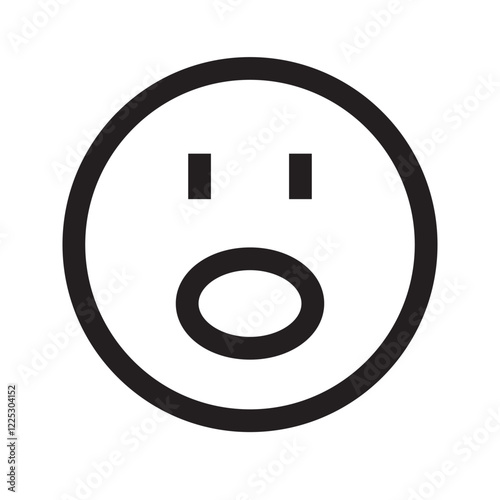 Shocked emoticon with wide eyes and a dropped mouth, expressing surprise or disbelief.