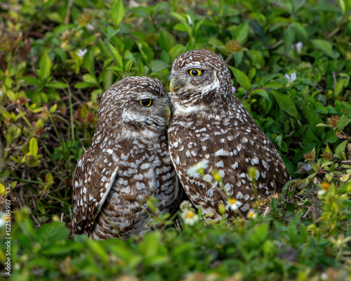 Burrowing owls photo