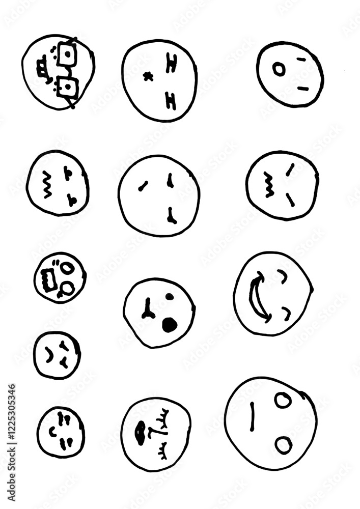 black and white
face doodle vector black and white
face doodle vector