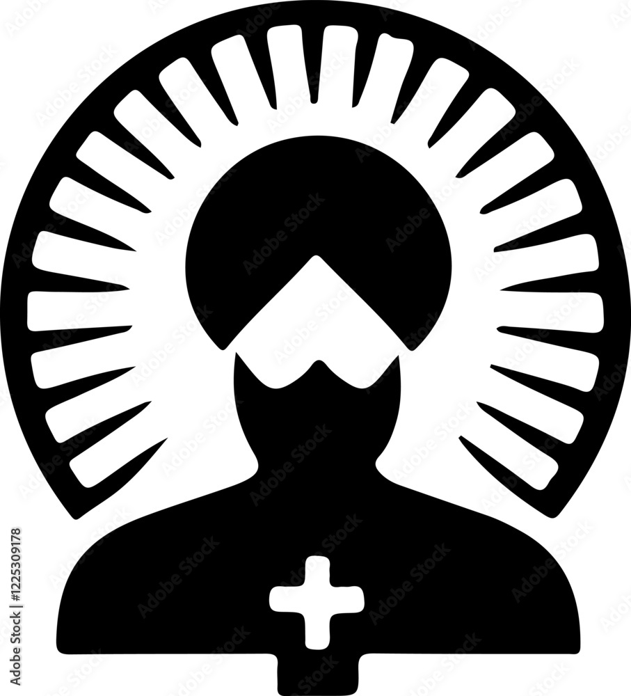 vector sketch, illustration, silhouette, logo icon, mascot symbol, religious and cultural symbolism vector sketch, illustration, silhouette, logo icon, mascot symbol, religious and cultural symbolism