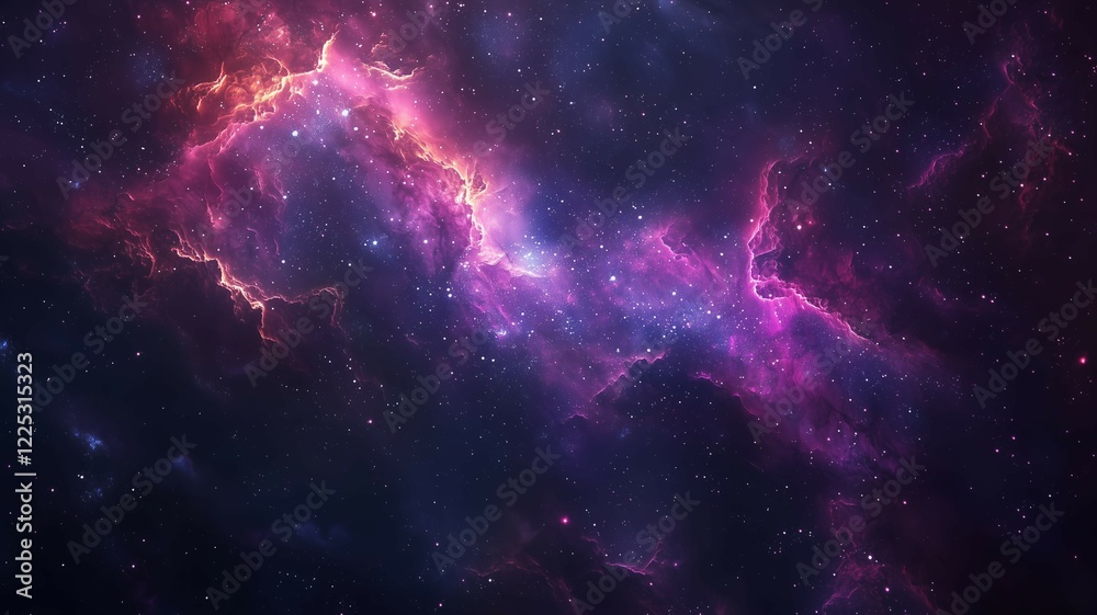 Naklejka premium 神秘的な宇宙