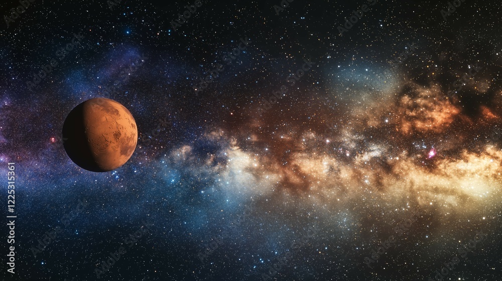 Obraz premium 神秘的な宇宙