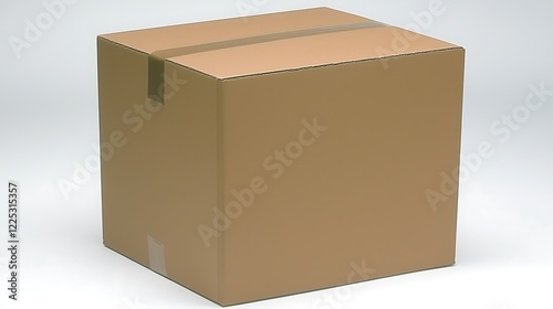 Cardboard Box Sealed with Tape