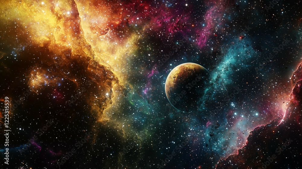 Obraz premium 神秘的な宇宙