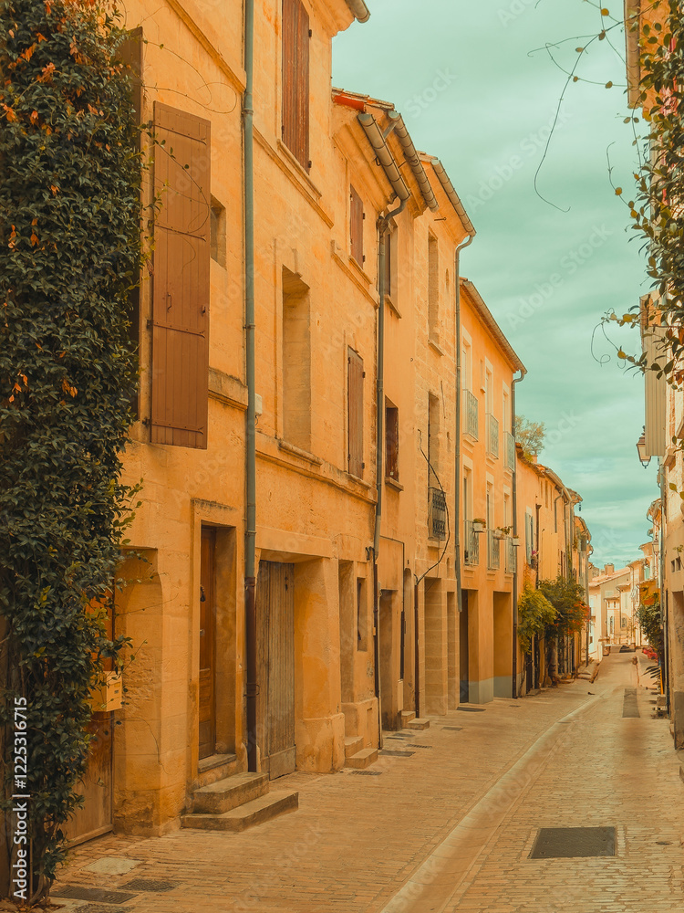 Discovering the Essence of History: Street View of Old Village Uzes