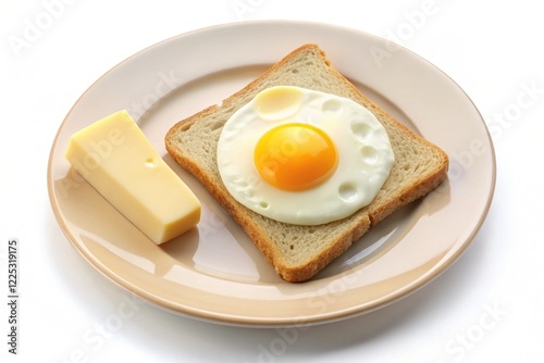 fried egg and toast