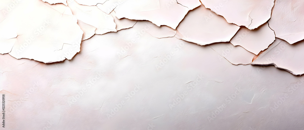 Naklejka premium Textured wall with peeling paint, revealing layers underneath, perfect for backgrounds in design or art projects.