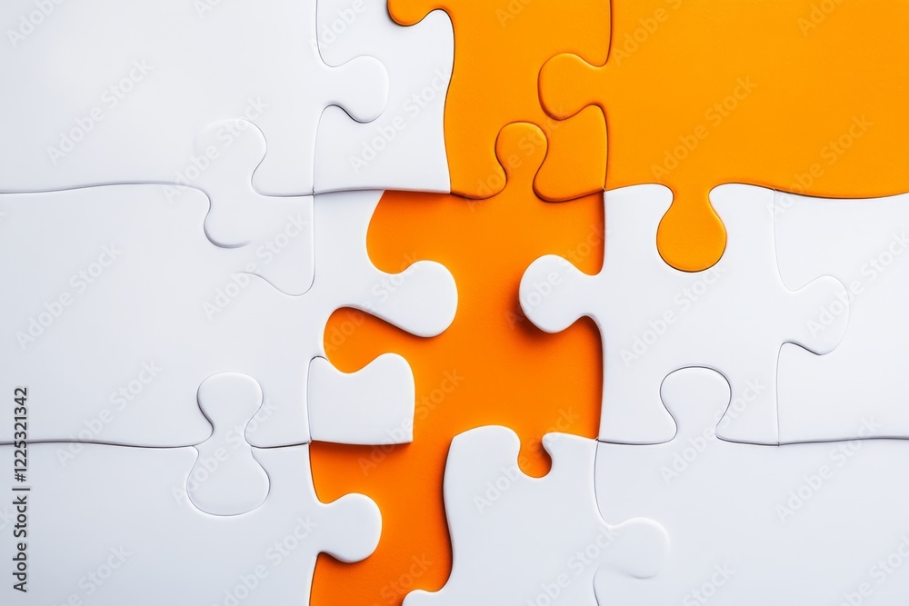 A minimalist poster of a puzzle piece fitting perfectly into a larger design, symbolizing how understanding completes the picture A minimalist poster of a puzzle piece fitting perfectly into a larger design, symbolizing how understanding completes the picture