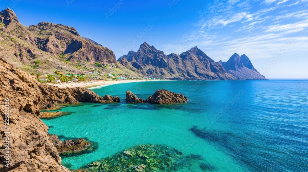 Fototapeta premium Serene Coastal Landscape