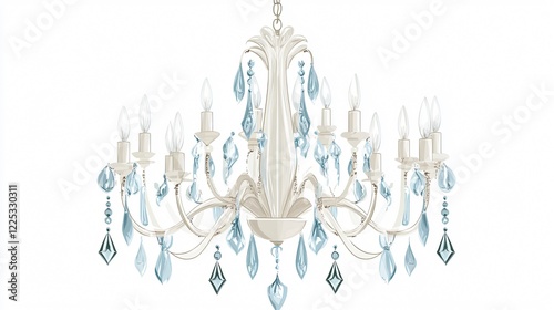 Elegant Chandelier Vector Illustration for Interior Design Projects - Adobe Stock