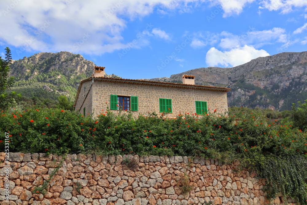 Robert Graves House (museum) in Deia, Balearic Islands, Spain