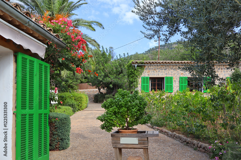 Robert Graves House (museum) in Deia, Balearic Islands, Spain