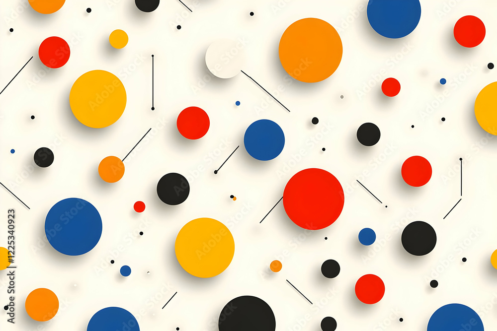 Abstract Colorful Circles Background Abstract Colorful Circles Background