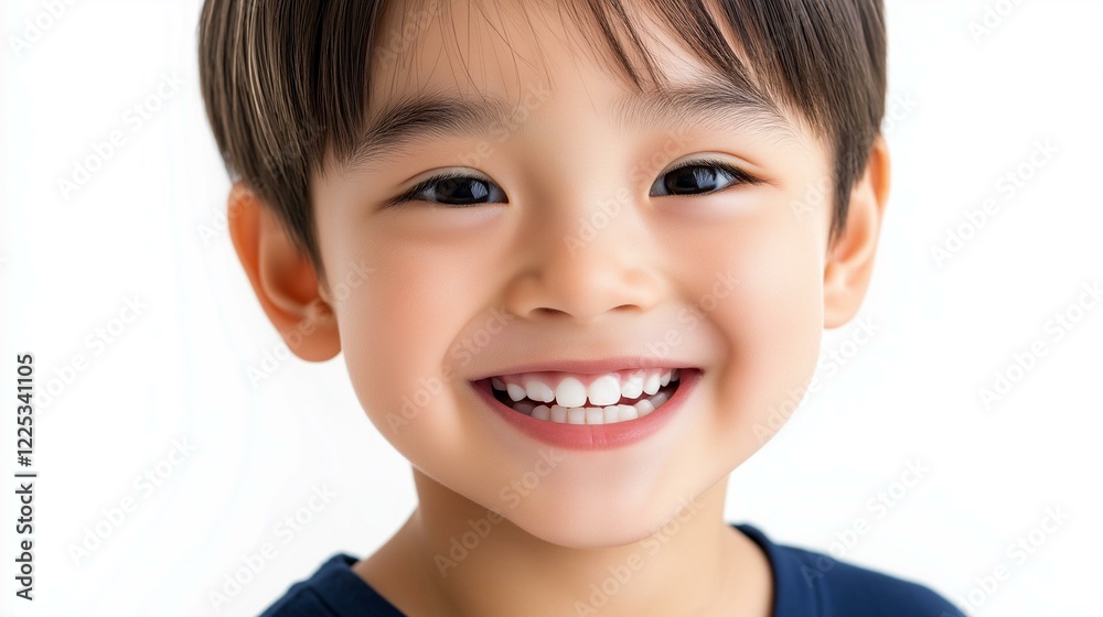 Smiling young boy with brown hair and bright eyes, showcasing a joyful expression. Smiling young boy with brown hair and bright eyes, showcasing a joyful expression.