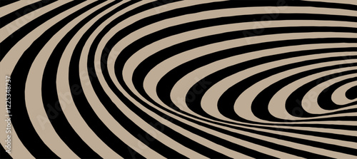 Beige and black spiral swirl abstract background