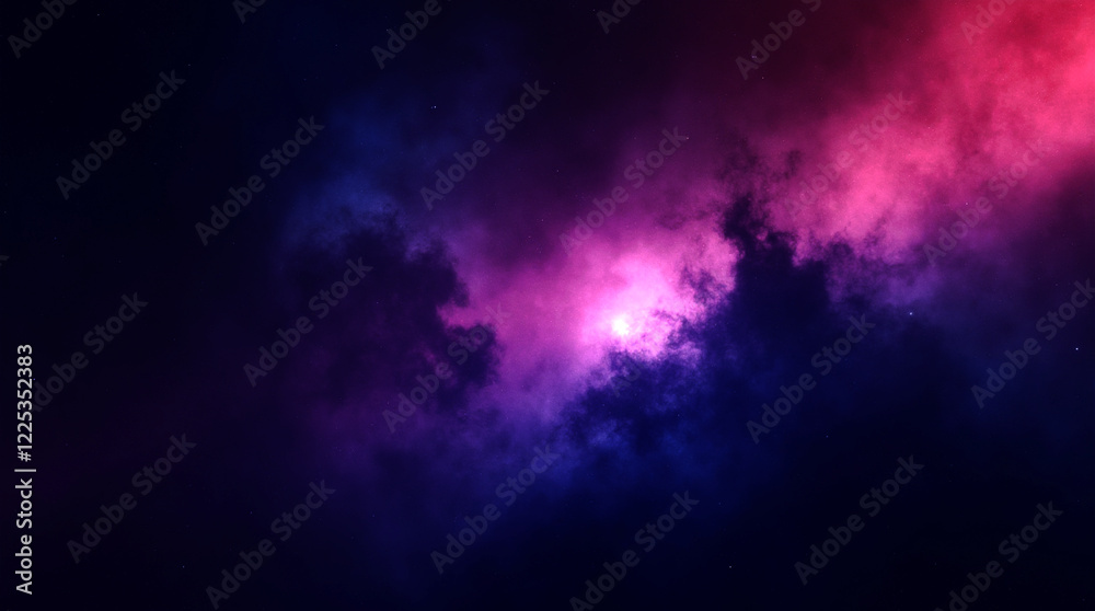 Fototapeta premium Planet earth with sunrise in space