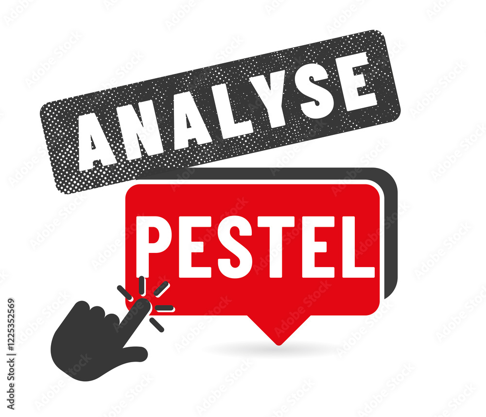 Obraz premium PESTEL - acronyme - Politique, Économique, Socioculturel, Technologique, Écologique, Légal