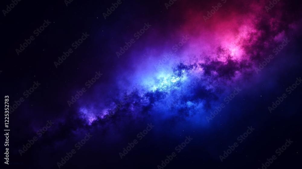 Fototapeta premium Planet earth with sunrise in space