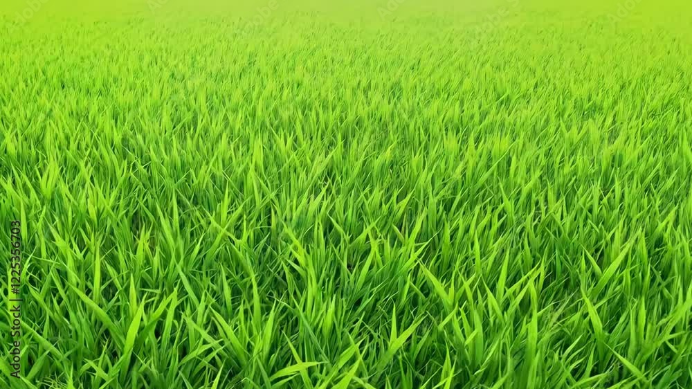 green rice field green rice field