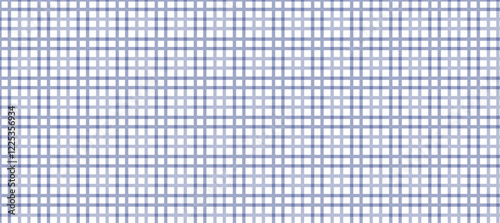 Dark blue and white plaid fabric texture background