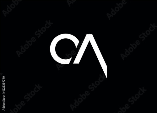 CA logo desing and monogram logo
