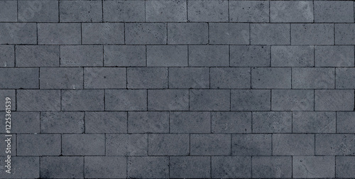 Brick-shaped concrete tile texture, urban stone paving pattern