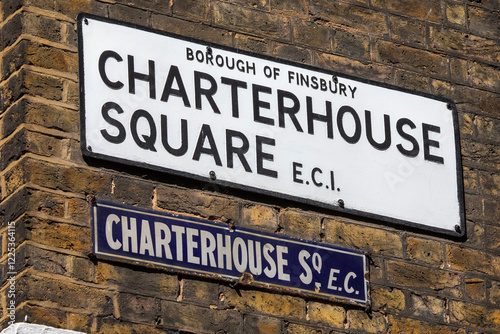 Charterhouse Square in London, UK photo