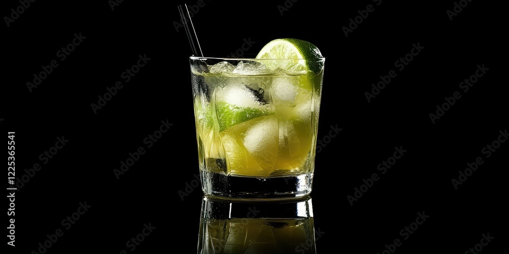 A caipirinha with fresh lime and sugar from Brazil. A caipirinha with fresh lime and sugar from Brazil.