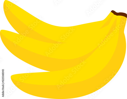Yellow banana fresh