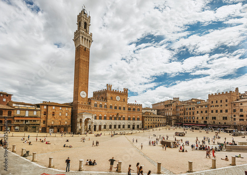 Piazza del Campo, Siena, Italy photo