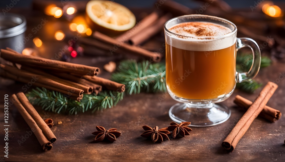 Homemade Boozy Hot Buttered Rum with Cinnamon Stick Homemade Boozy Hot Buttered Rum with Cinnamon Stick