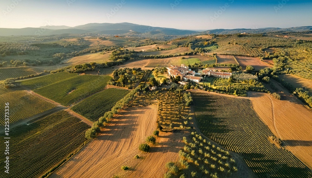 Obraz premium vineyard in the morning