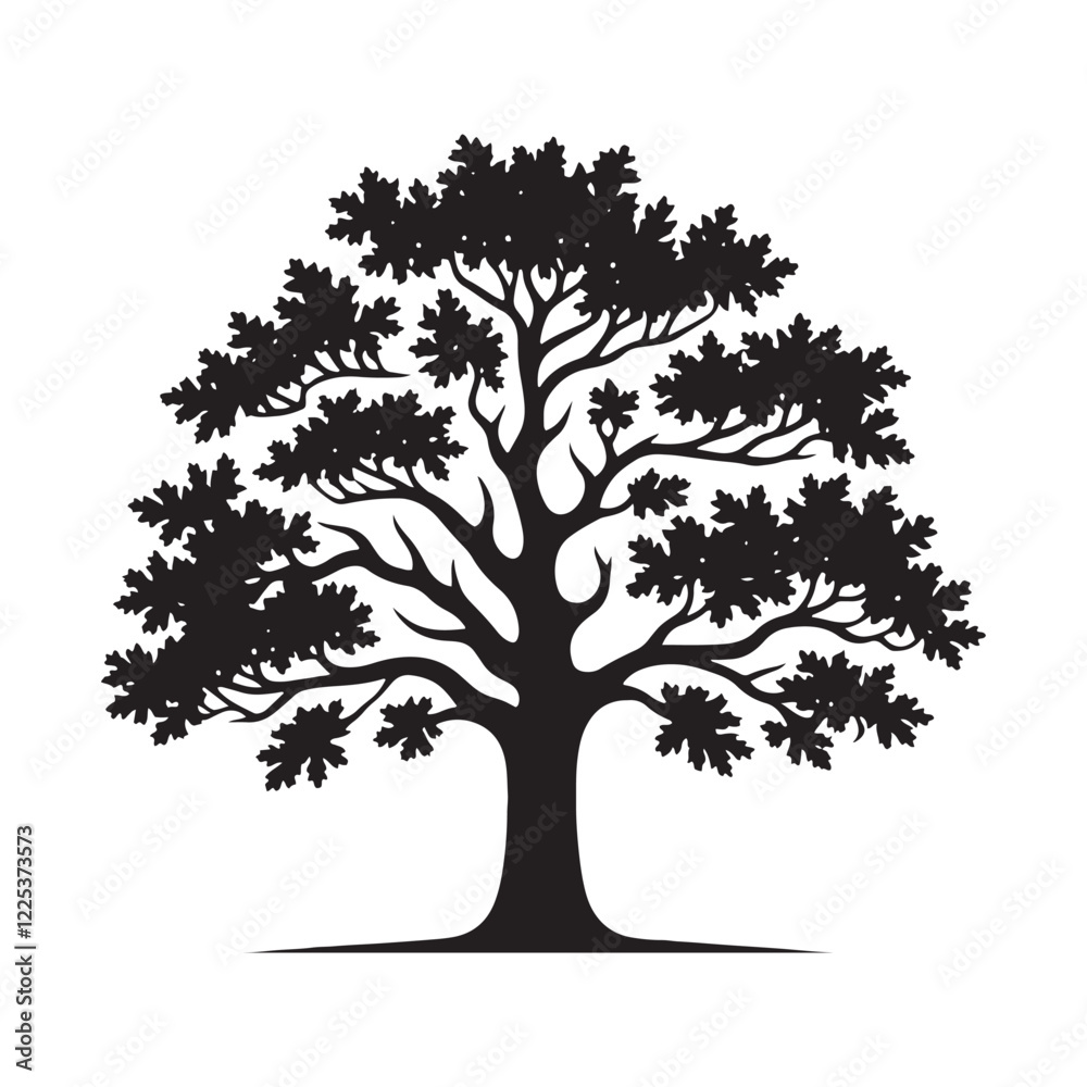 Stunning Oak Tree silhouette for creative and elegant artwork - Oak tree silhouette - Oak tree vector - Oak tree illustration - Oak silhouette - Oak vector
Stunning Oak Tree silhouette for creative and elegant artwork - Oak tree silhouette - Oak tree vector - Oak tree illustration - Oak silhouette - Oak vector