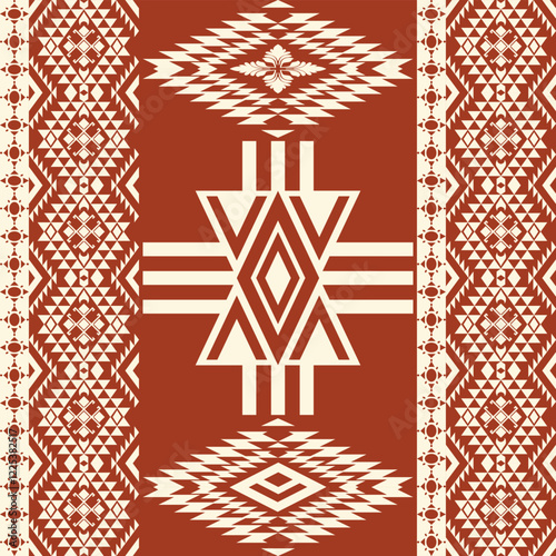 Native American textiles are known for their intricate tribal patterns and geometric designs, often featuring vibrant colors and earth tones. Traditional weaving techniques