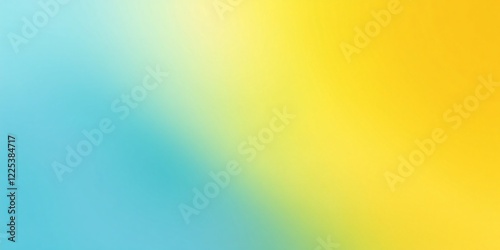 A soft-focus, smooth blend of vibrant yellow and teal colors creates a captivating, abstract background image