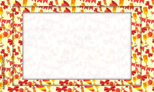 party background design. presentation and power point design concept with typography space area. celebration, event, banner, decoration and anniversary themes