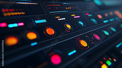 Digital Toggle Dashboard for Configuring New Software Features 3D