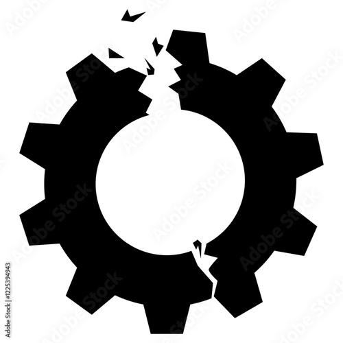 Broken gear