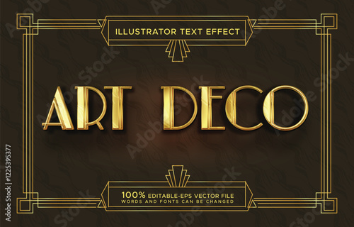 Art Deco font text Design 