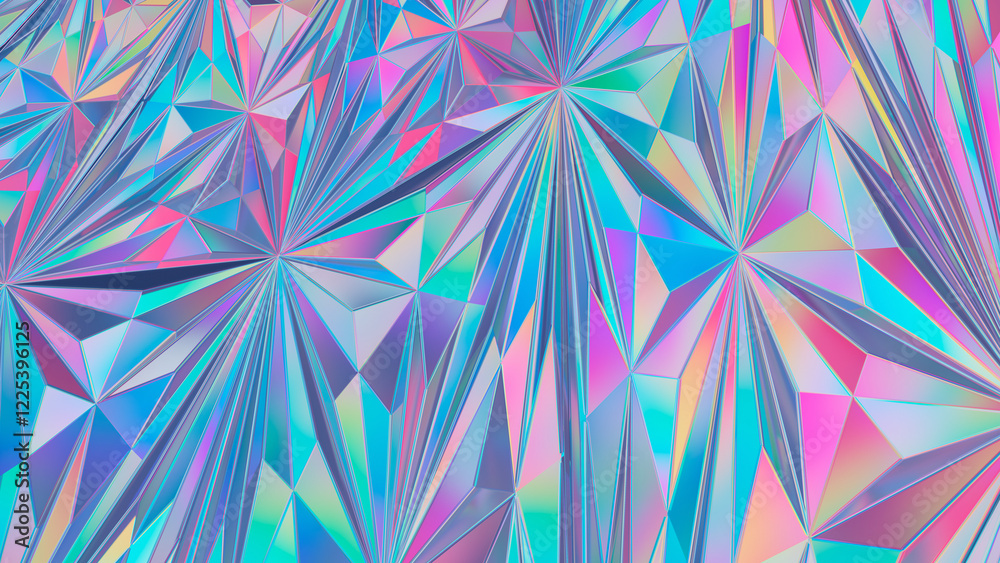 3d Abstract jewel tones neon background. Low poly futuristic crystal background. 3d rendering illustration not AI 3d Abstract jewel tones neon background. Low poly futuristic crystal background. 3d rendering illustration not AI