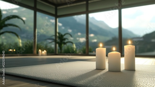 Serene Spa with Mountain View
