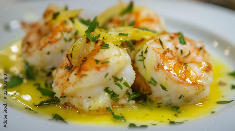 Breaded shrimp with lemon and herbs Breaded shrimp with lemon and herbs