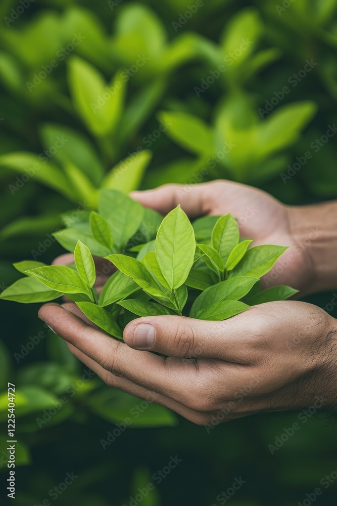 close-up of hands holding map of sustainable travel routes with vibrant greenery earthy tones overall composition reflects close-up of hands holding map of sustainable travel routes with vibrant greenery earthy tones overall composition reflects