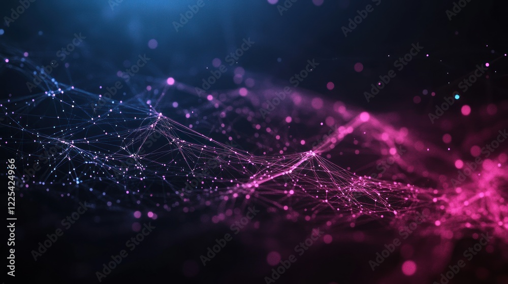 Abstract Network Connections Digital Data Visualization Abstract Network Connections Digital Data Visualization