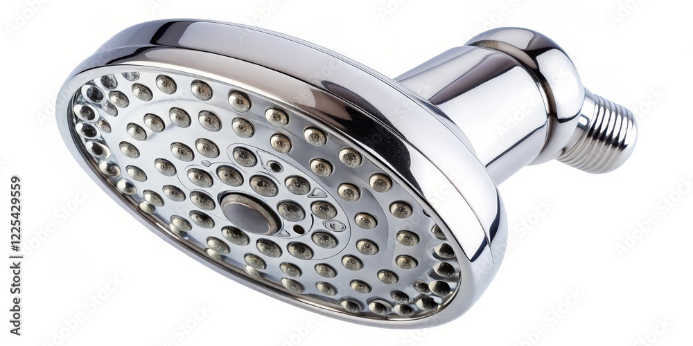Chrome Shower Head with Multiple Spray Nozzles Chrome Shower Head with Multiple Spray Nozzles