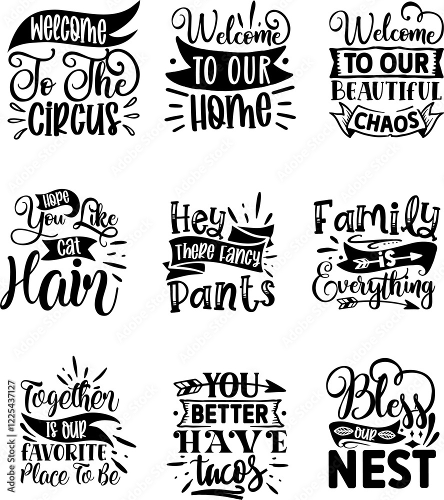 Naklejka premium Doormat SVG Bundle, Doormat Bundle, Funny Doormat Bundle, Funny Doormat svg, Doormat svg, dxf, png instant download, Welcome Doormat svg